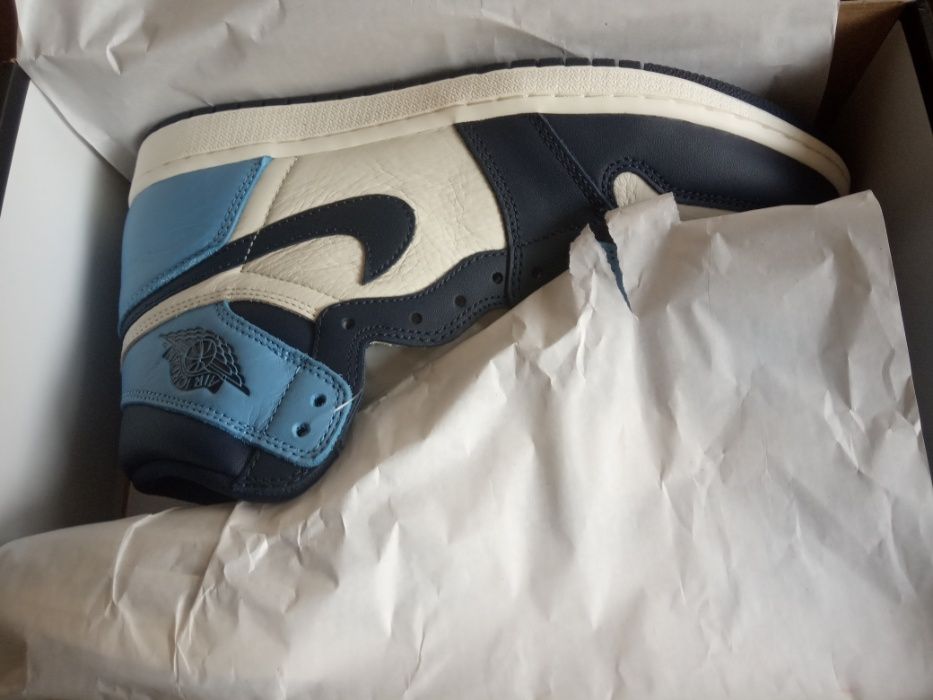Nike Jordan 1 Retro High Obsidian UNC r. EUR 47,5/US 13/31 cm obsydian