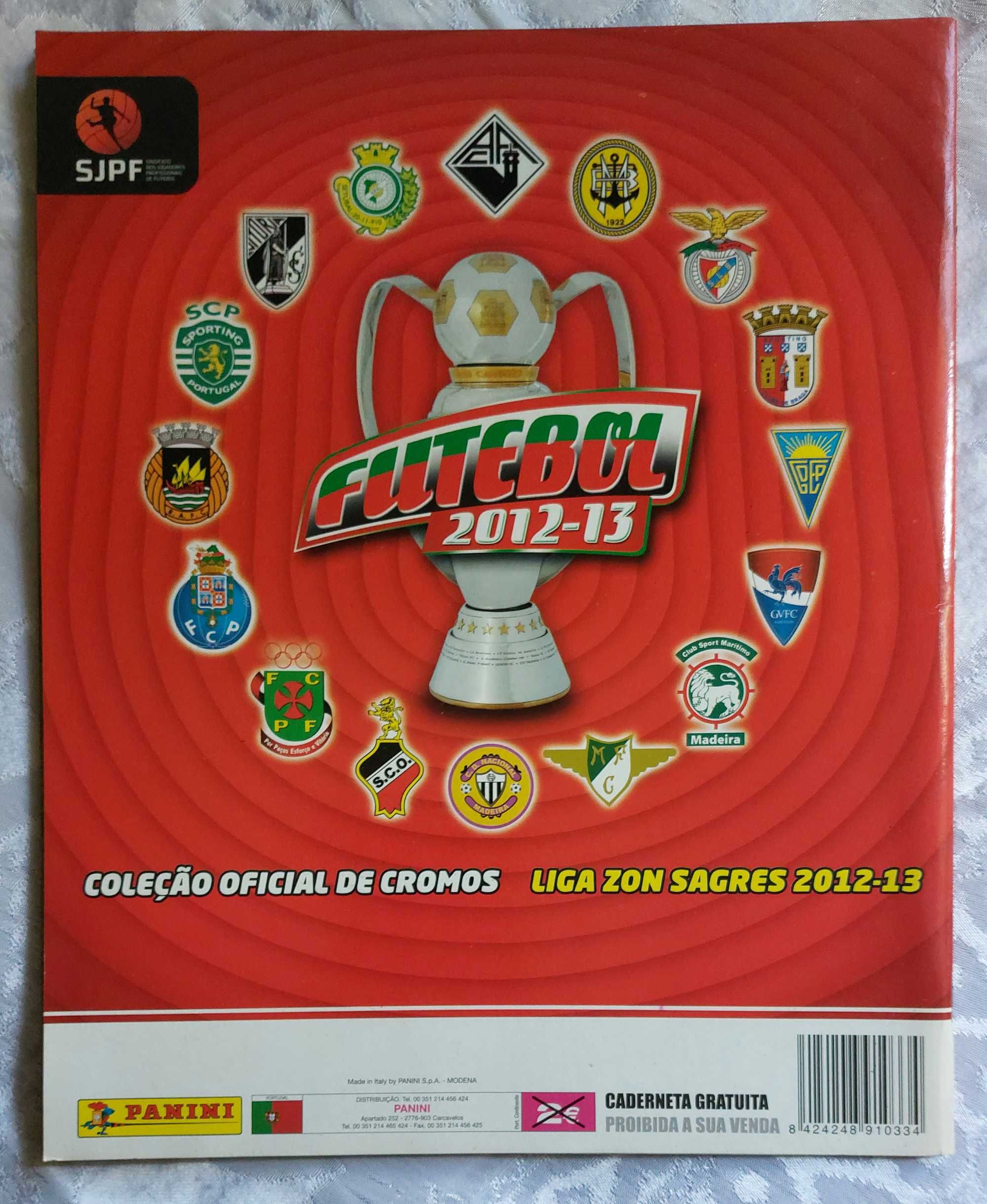 Caderneta de cromos  futebol 2012/13