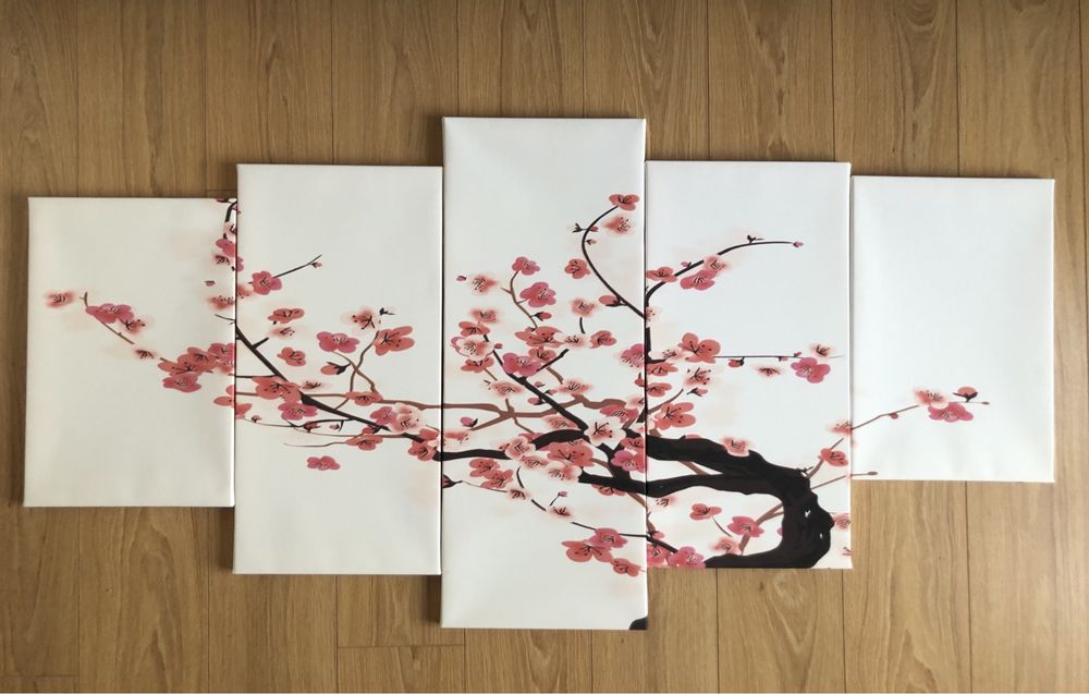 Painel decorativo - flor de cerejeira