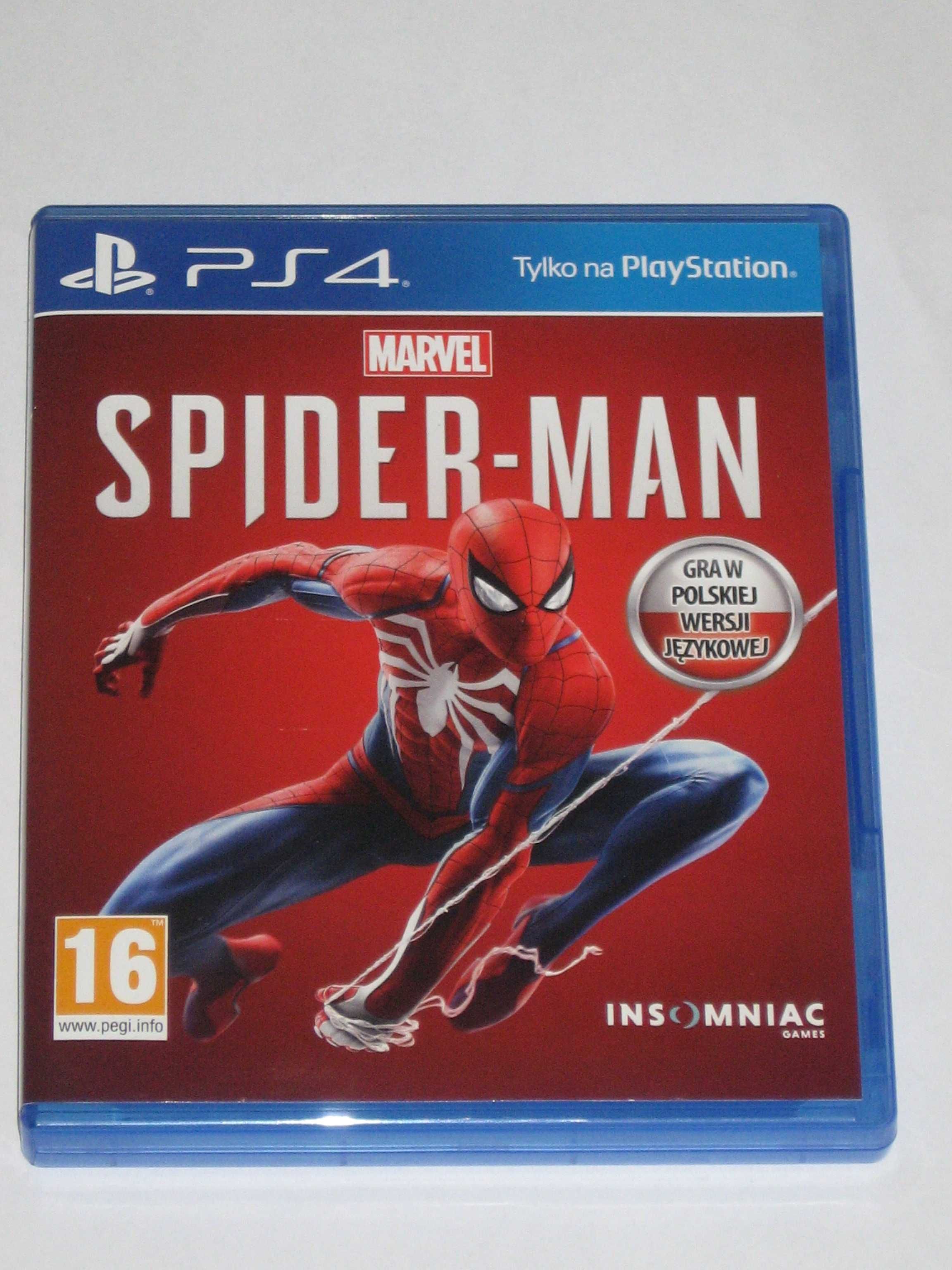 Gra SPIDER-MAN SPIDER MAN PS4 PL jak nowa! Play Station 4 PL