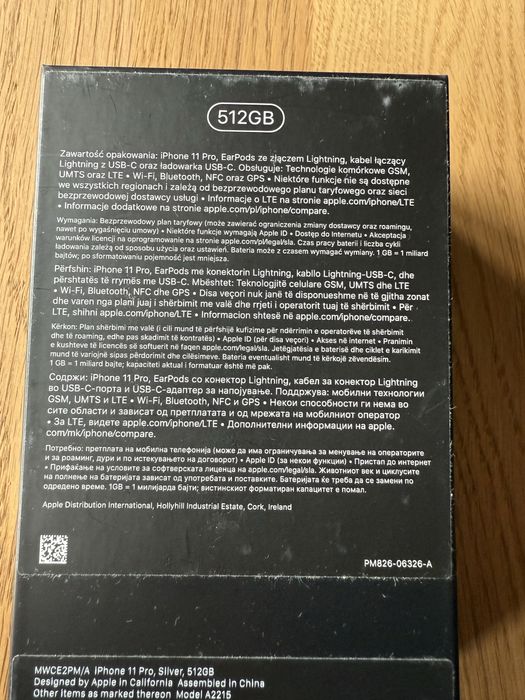 iPhone 11 Pro 512 GB biały stan bardzo dobry (95% pojemności baterii)