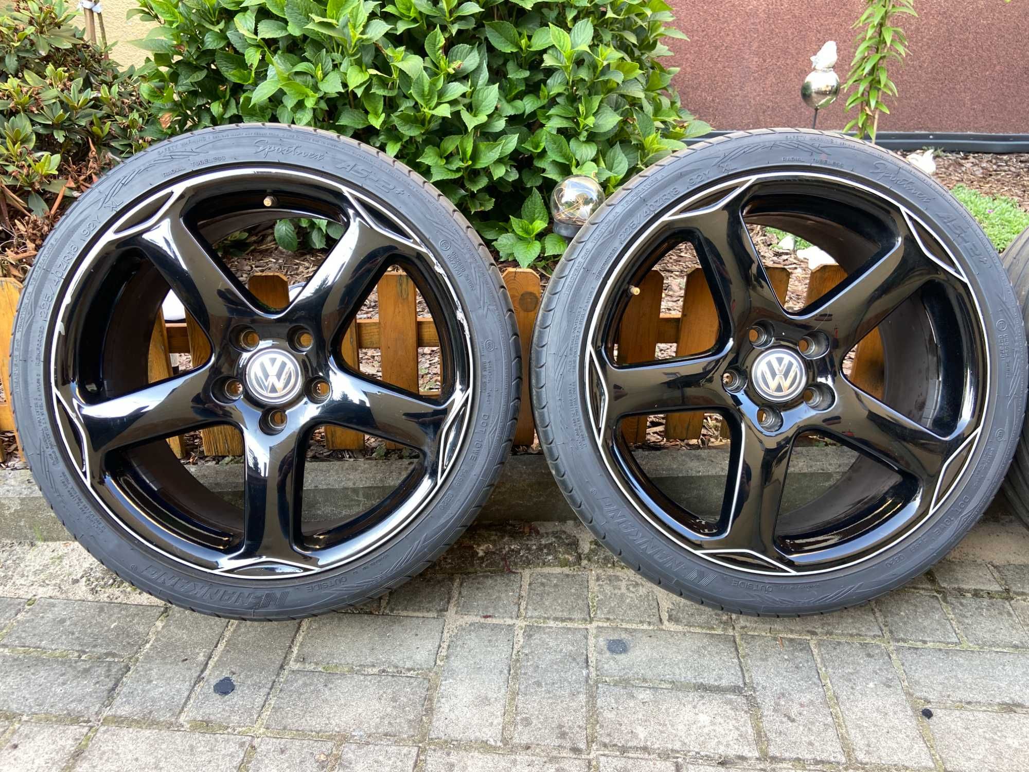Oryginalne Felgi Golf 5 6 7 GTI Rabbit Karthoum 18 CALI 5x112 Leon
