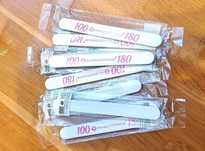 Nowy pilnik bezpieczny pakiet 100/180 pilniczek manicure akcesoria