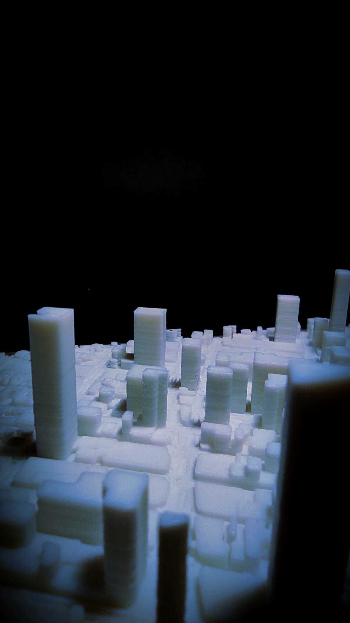 Mapa de Cidade 3D com Relevo (Topográfico)
