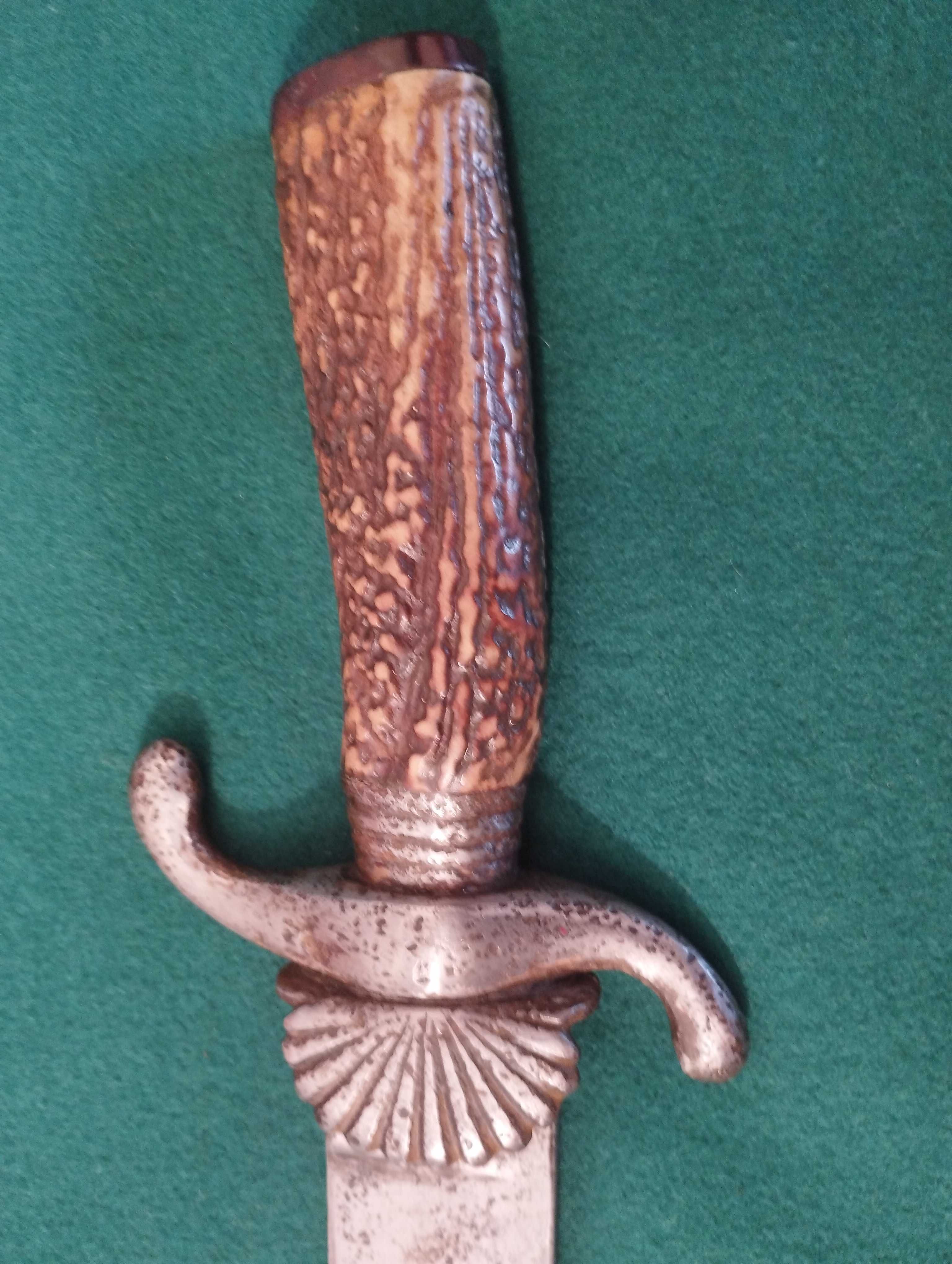 Adaga de Caça Alemã  Hirschfanger do século XIX