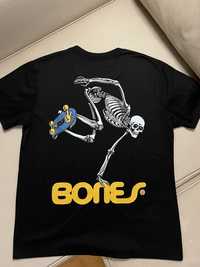 Koszulka tshirt z nasrukiem Bones Powell Peralta Santa Cruz deskorolka