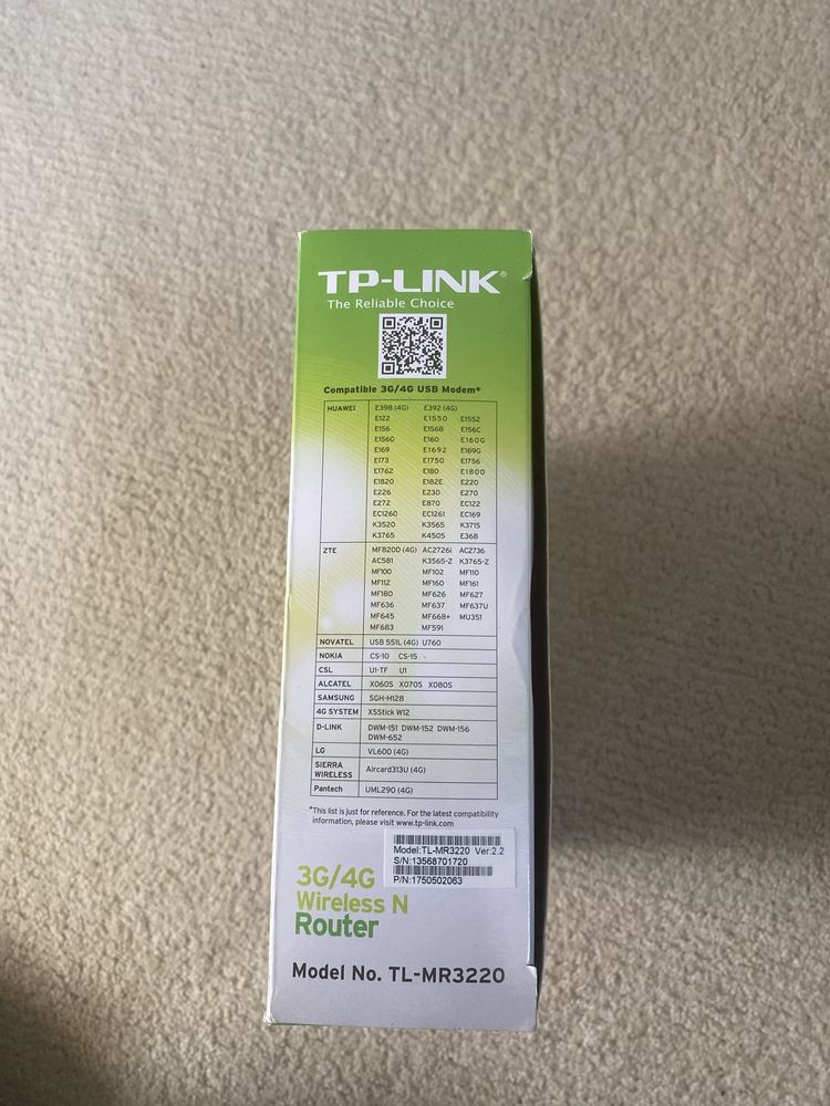 router TP Link TL- MR 3220