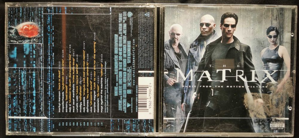 CD Matrix - Music From The Motion Picture - Manson Rammstein Ministry