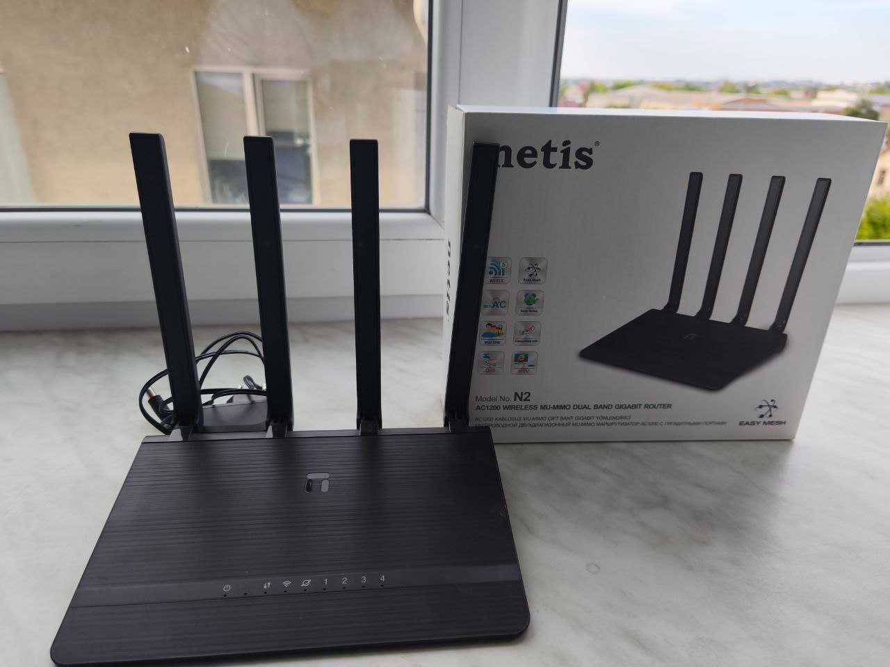 Продається Бездротовий маршрутизатор (роутер) Netis N2 AC1200 Б/У