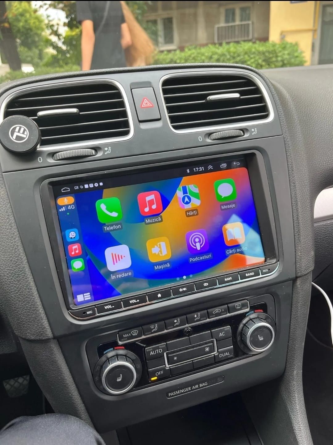 Auto Rádio Android Gps Bluetooth Canbus 2gb 32g Volkswagen Seat Skoda