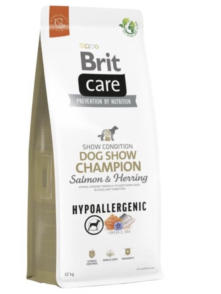 Brit Care Dog Show Champion з лососем і оселед 3—12 кг
