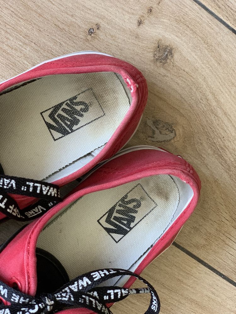 Niskie tenisówki trampki Vans era w kratkę checkered