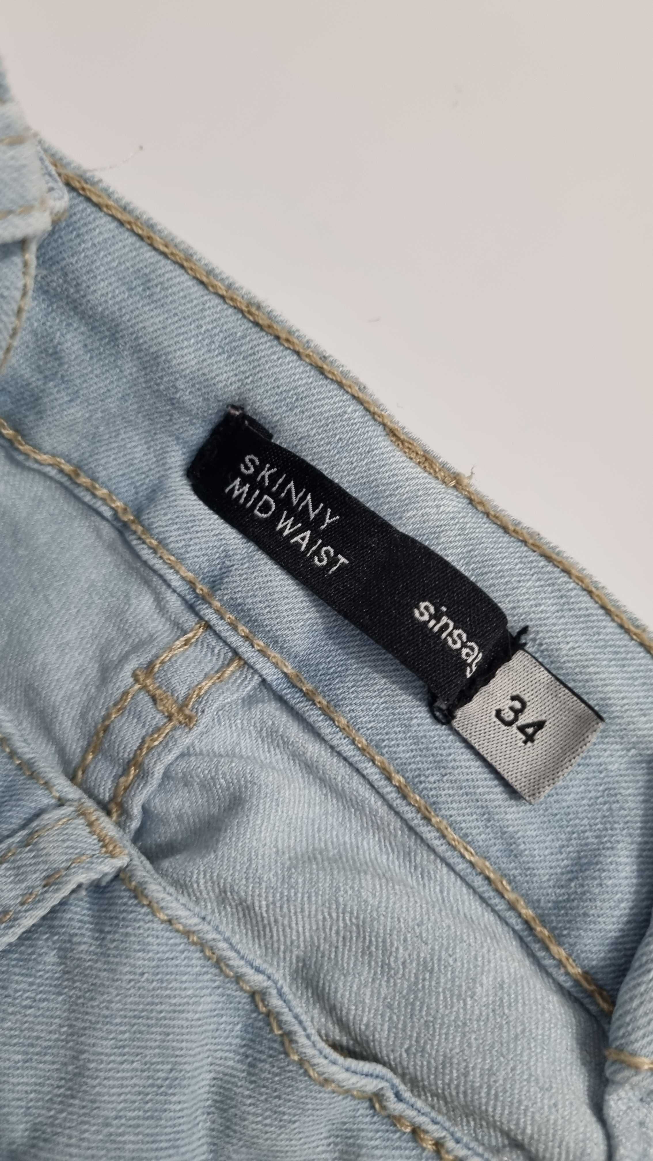 Spodnie szorty sinsay jeans 34