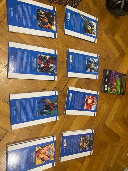 DC Comics Bohaterowie i Złoczyńcy  Tom 1-8  + deadpol marvel tom 4