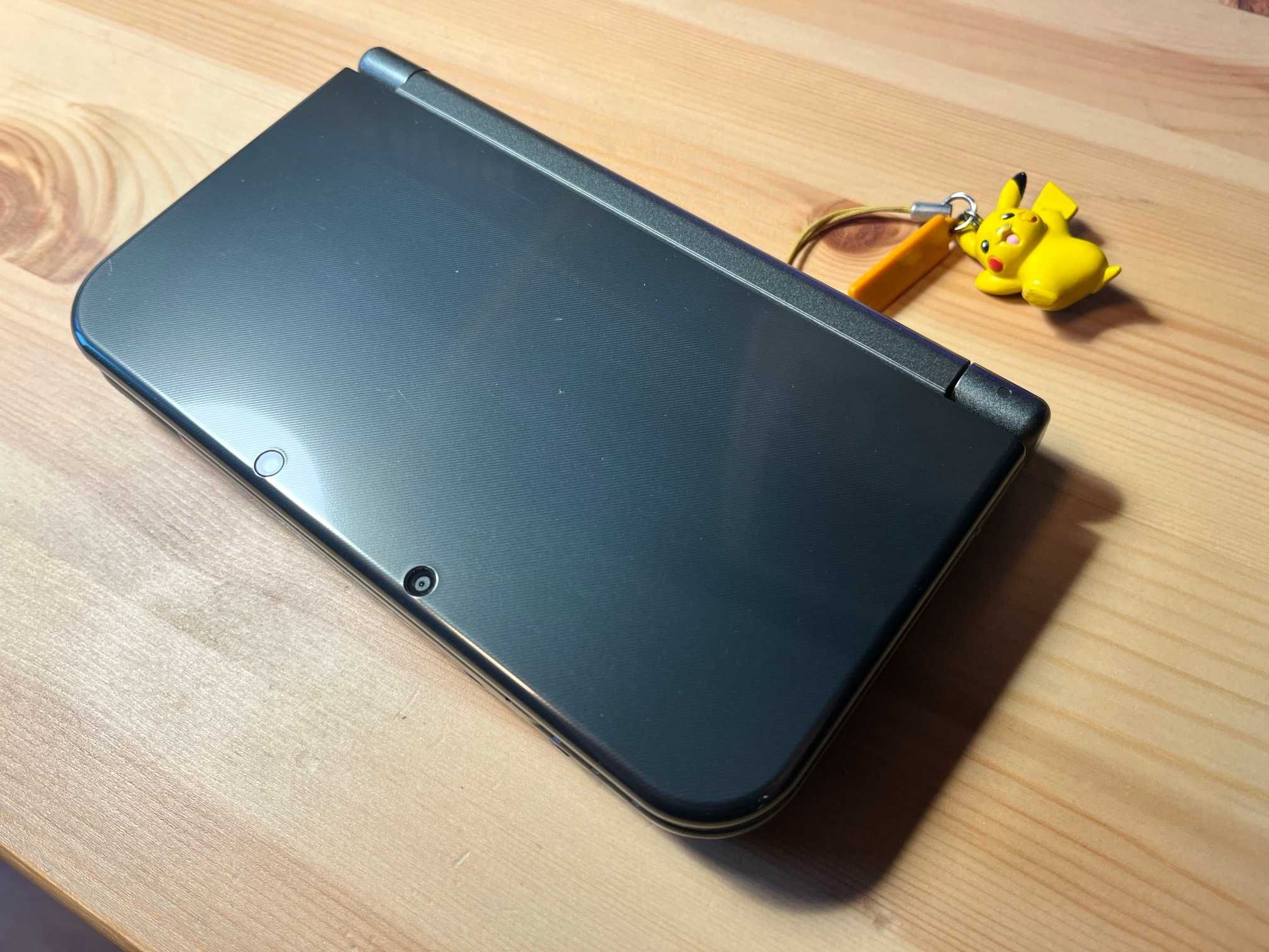 New Nintendo 3DS XL - pudełko, ładowarka, stacja dokująca, CFW LUMA,