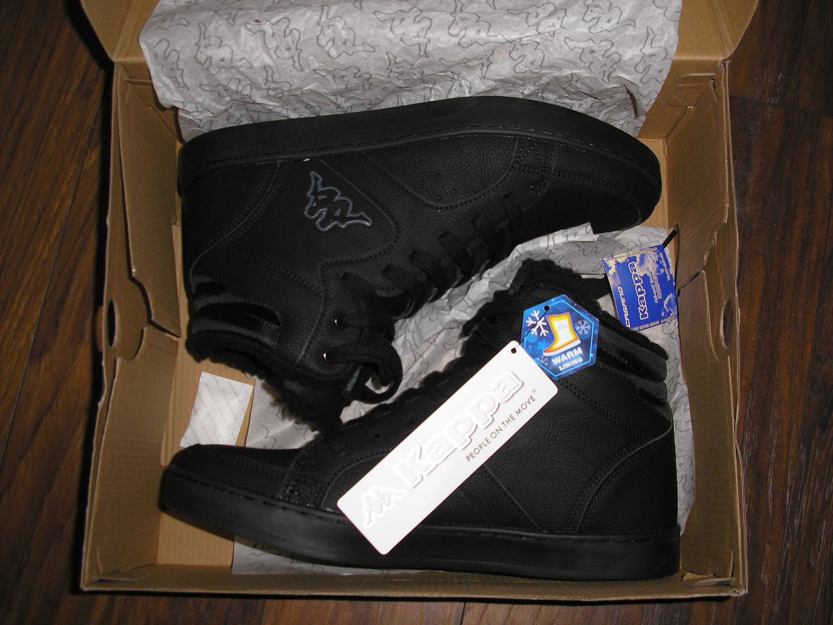 NOWE Buty Kappa zimowe model Nanook 43 czarne ocieplane