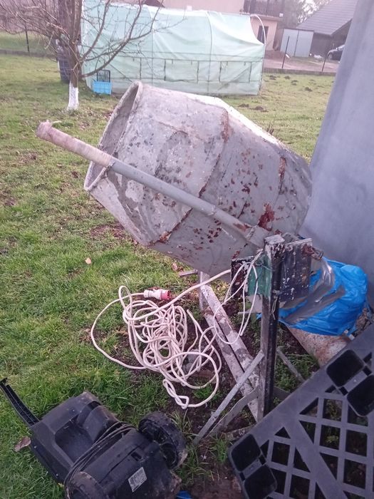 Betoniarka własnej konstrukcji