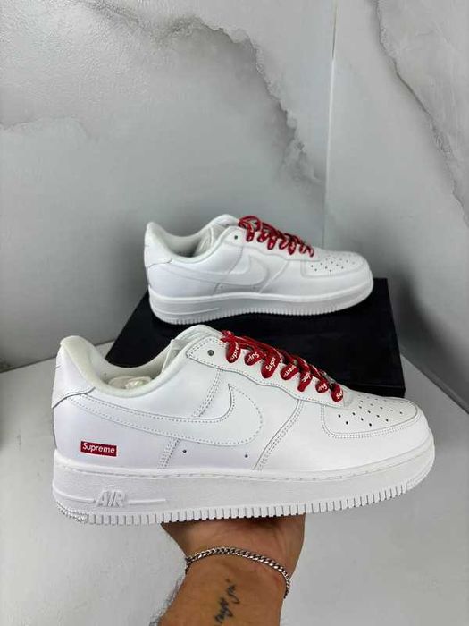 buty_Nike_Air_Force_1_Low_Supreme_White_Obuwie sportowe R.40