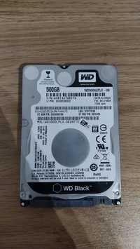 Dysk HDD 500 GB WD serii black 2.5"