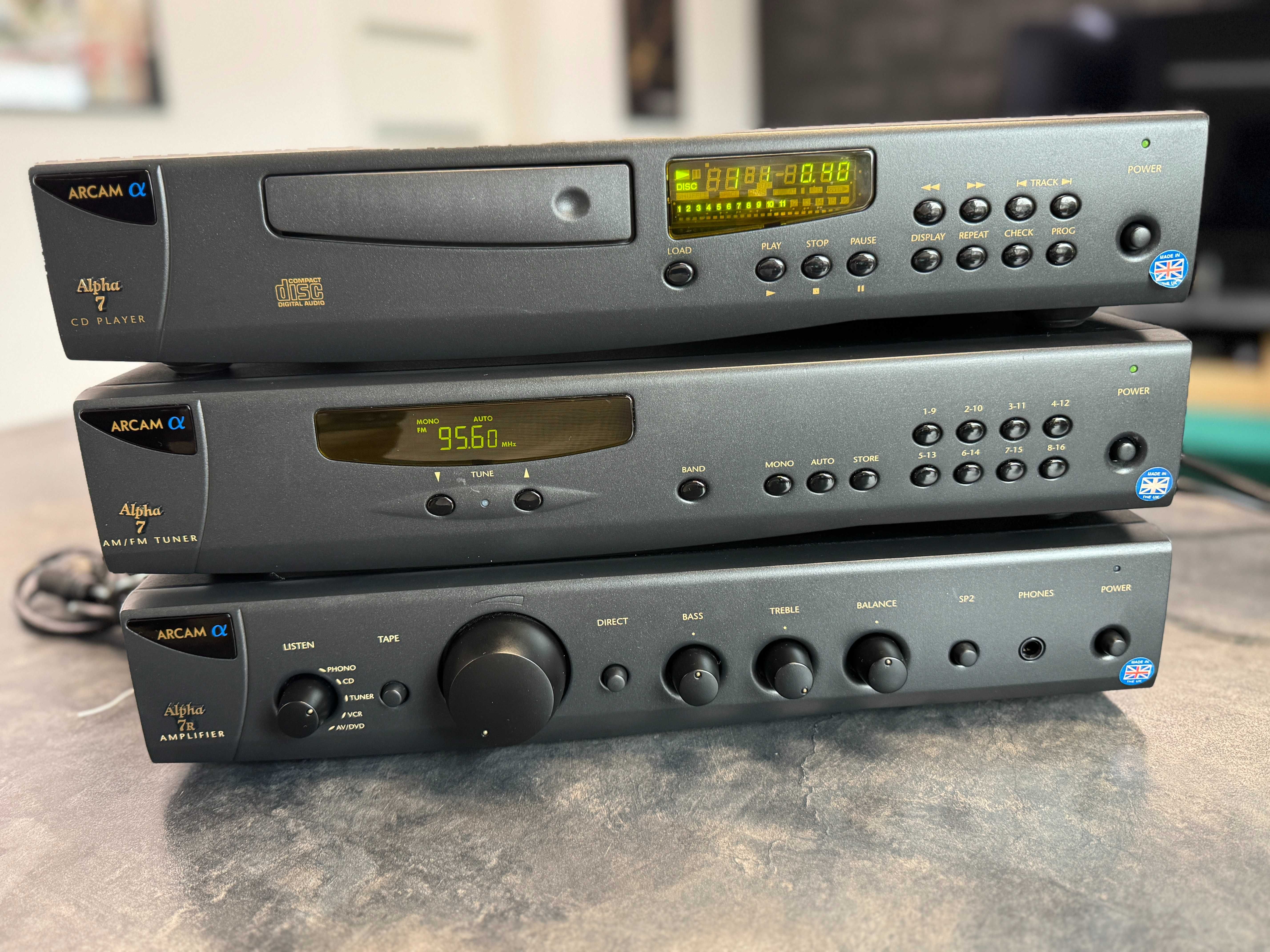 wieża segmentowa arcam cd,tuner,wzmacniacz, alpha 7,alpha 7r