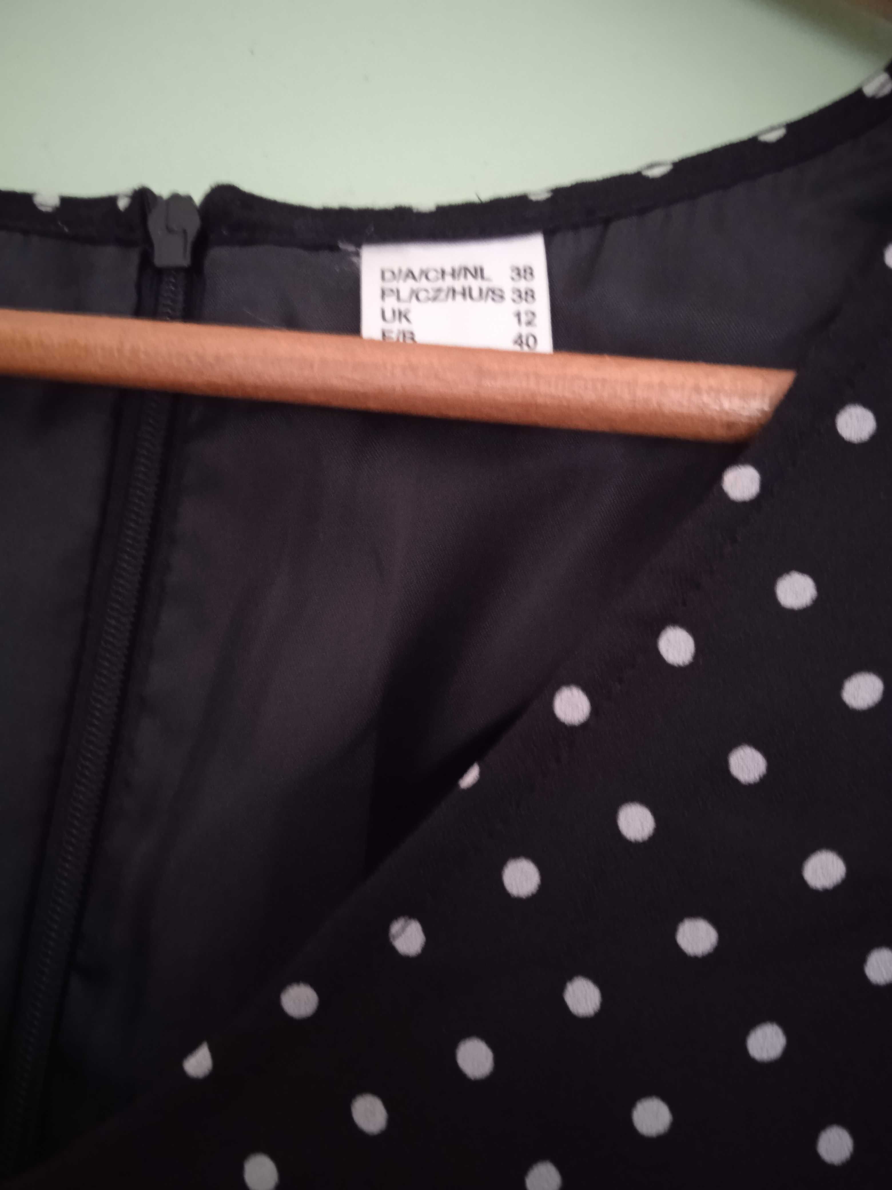 Vestido vintage comprido bolinhas