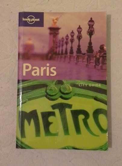 Livro Guia de Viagem Lonely Planet Paris - Inglês
