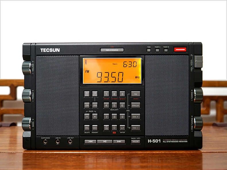 Tecsun H-501 всеволновый радиоприемник УКВ FM СВ ДВ КВ SSB MP3 Li-Ion