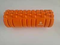 Roller wałek do masażu CrossFit, pomarańczowy, 33cm