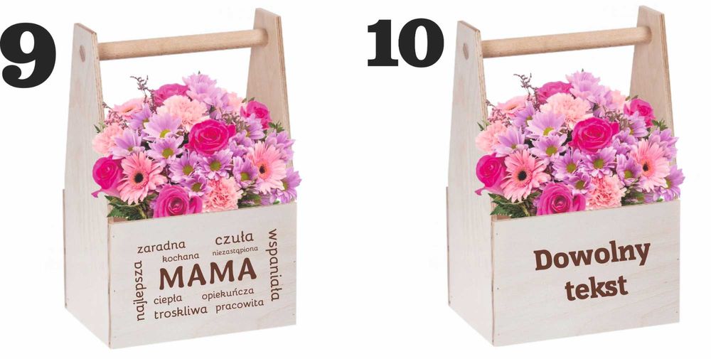nosidło na kwiaty plus grawer dowolny  Dzień Matki urodziny imieniny