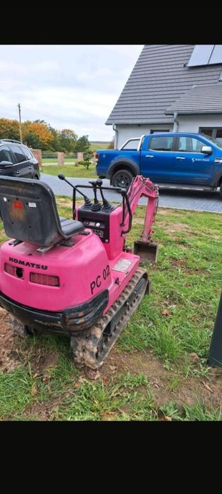 Minikoparka komatsu pc 02
