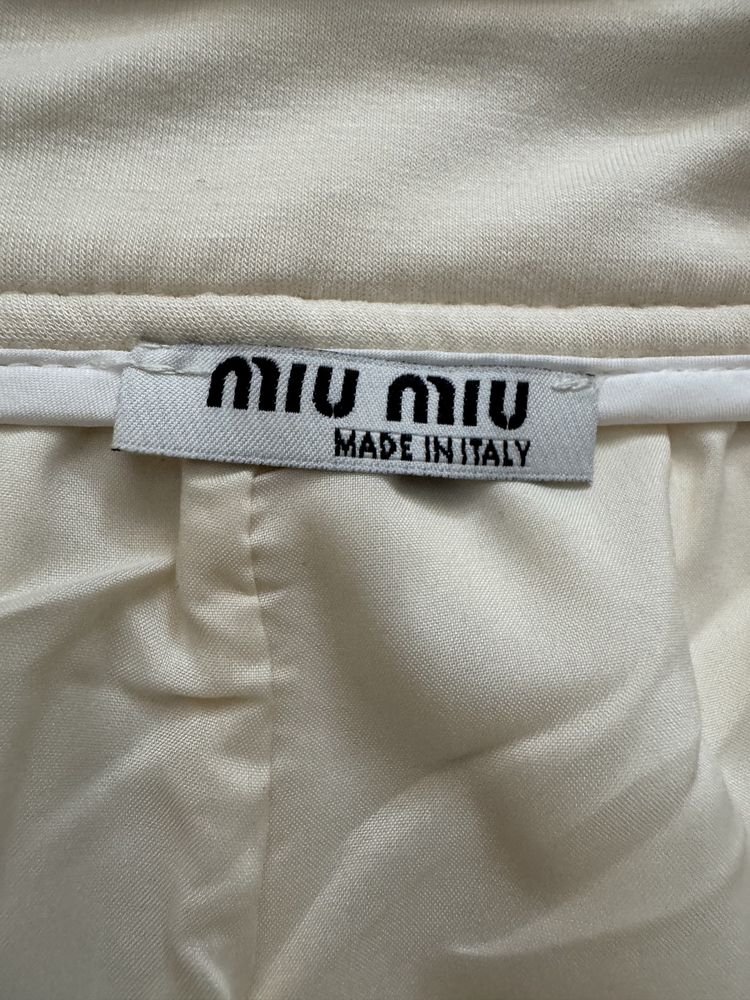 Komplet / spodniczka + bluza Miu Miu