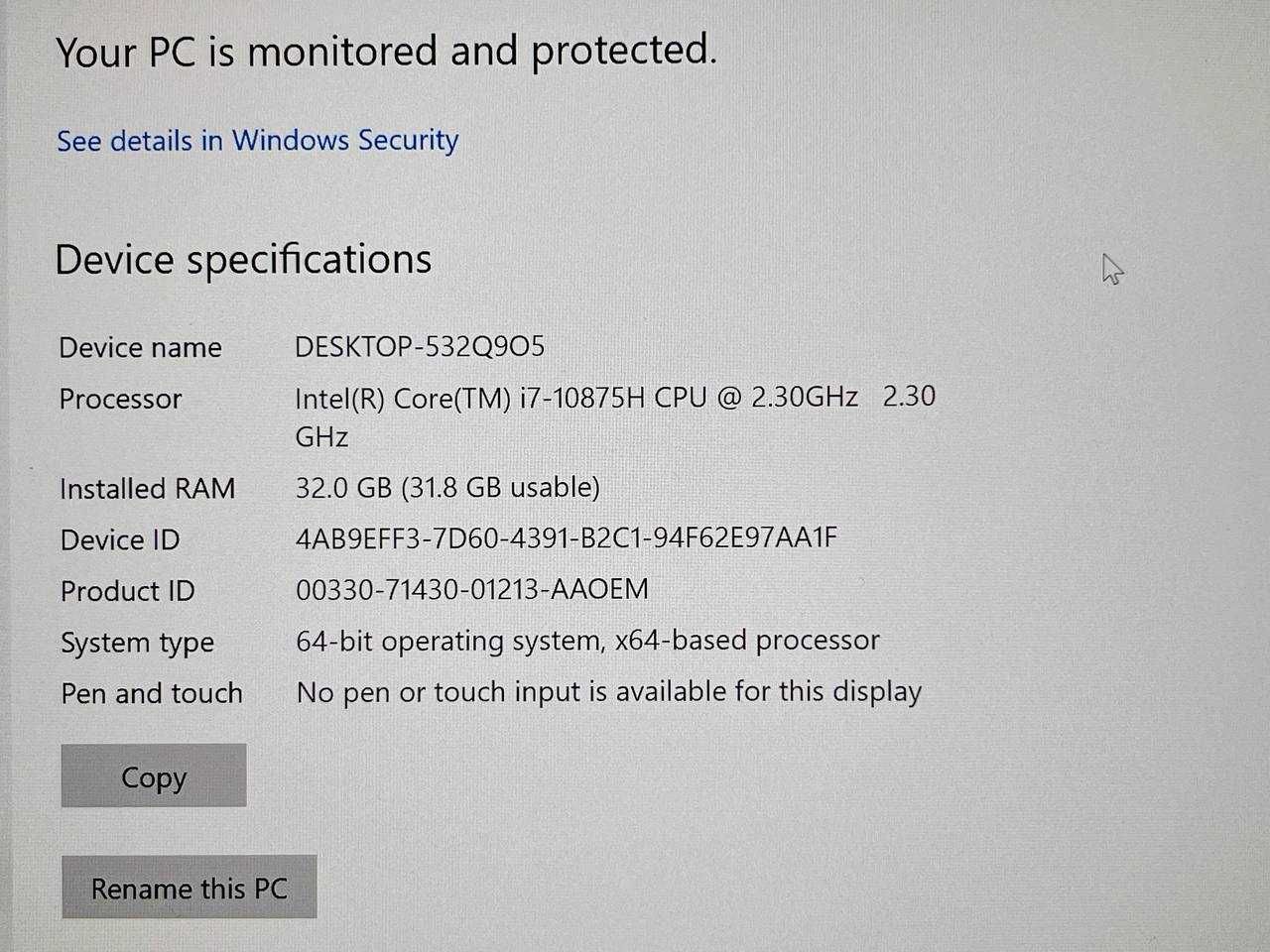 MSI Creator 15 A10SF i7 / RTX 2070 Max-Q / 32 GB / 1 TB