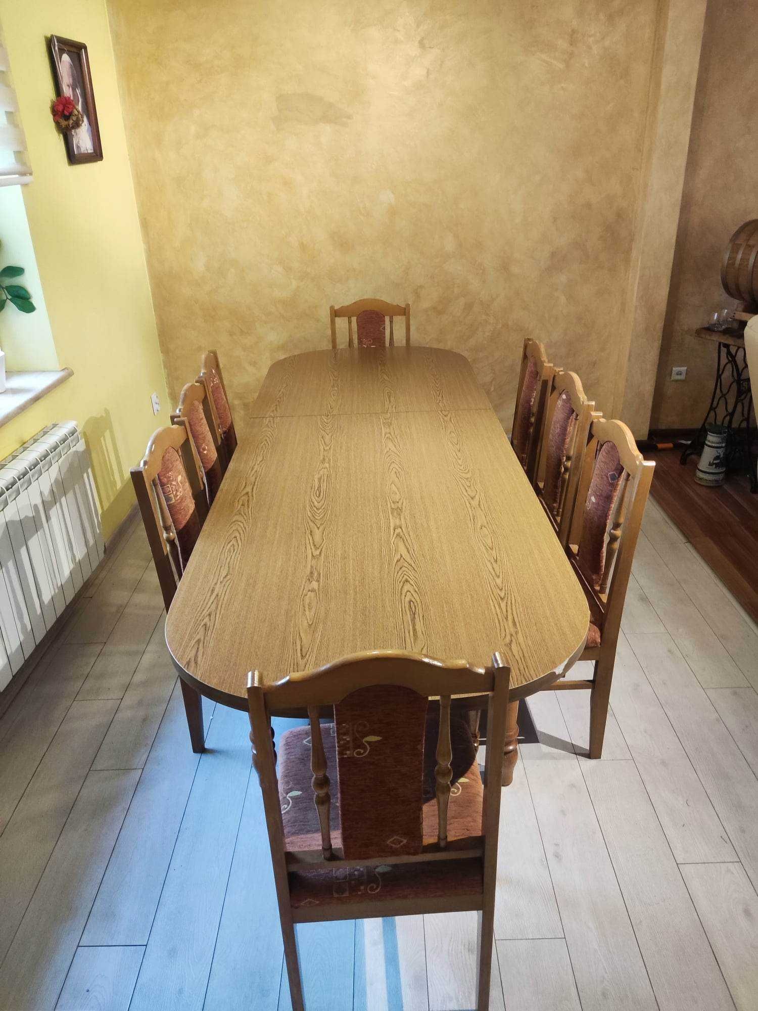 Krzesła i stol do  jadalni, salonu
