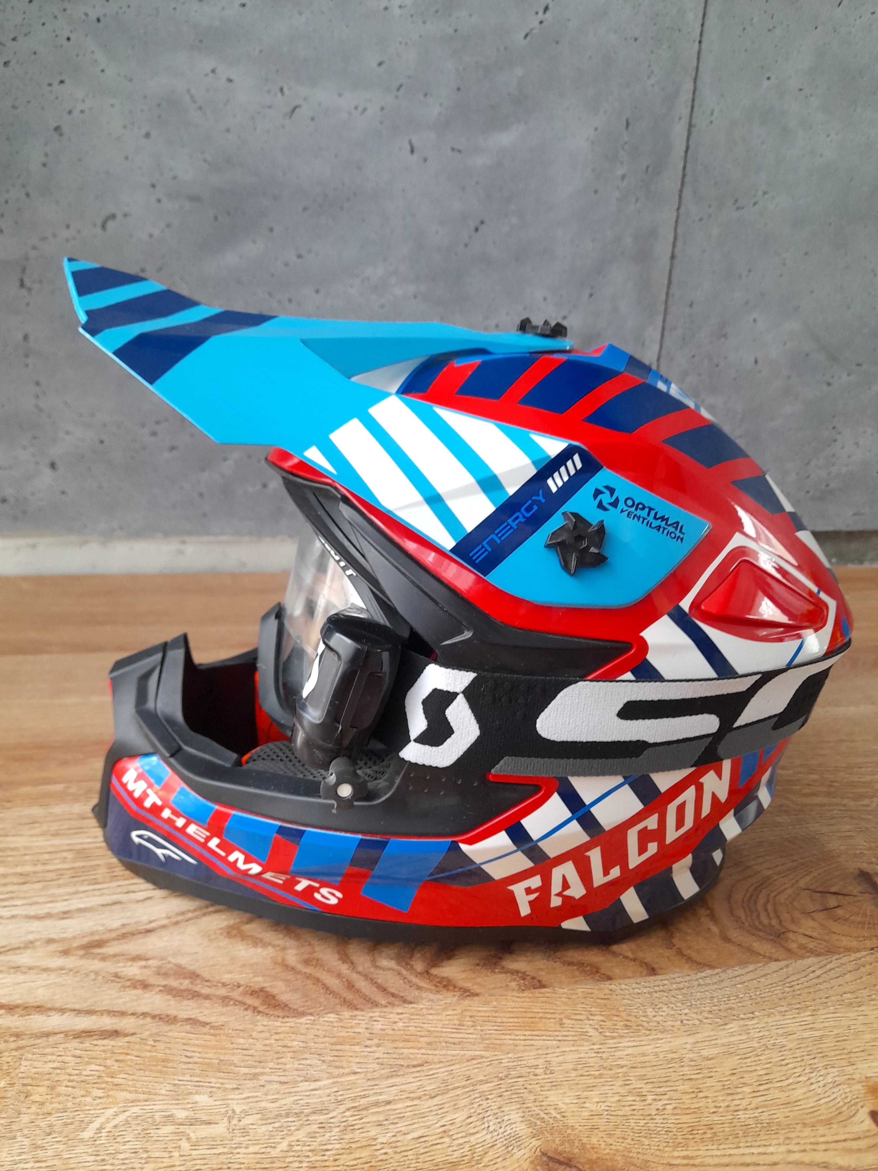 Kask MT Falcon energy + Gogle