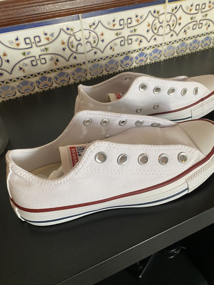 Tenis converse branco novo comprado no brasil nunca usado