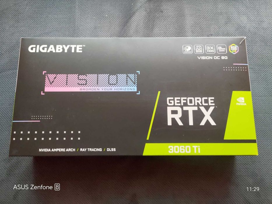 Karta Graficzna RTX 3060Ti Vision OC jak nowa