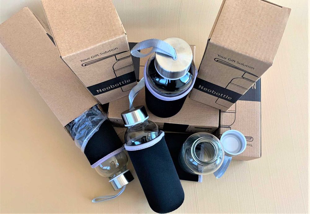 Garrafas de Água C/Manga Protetora