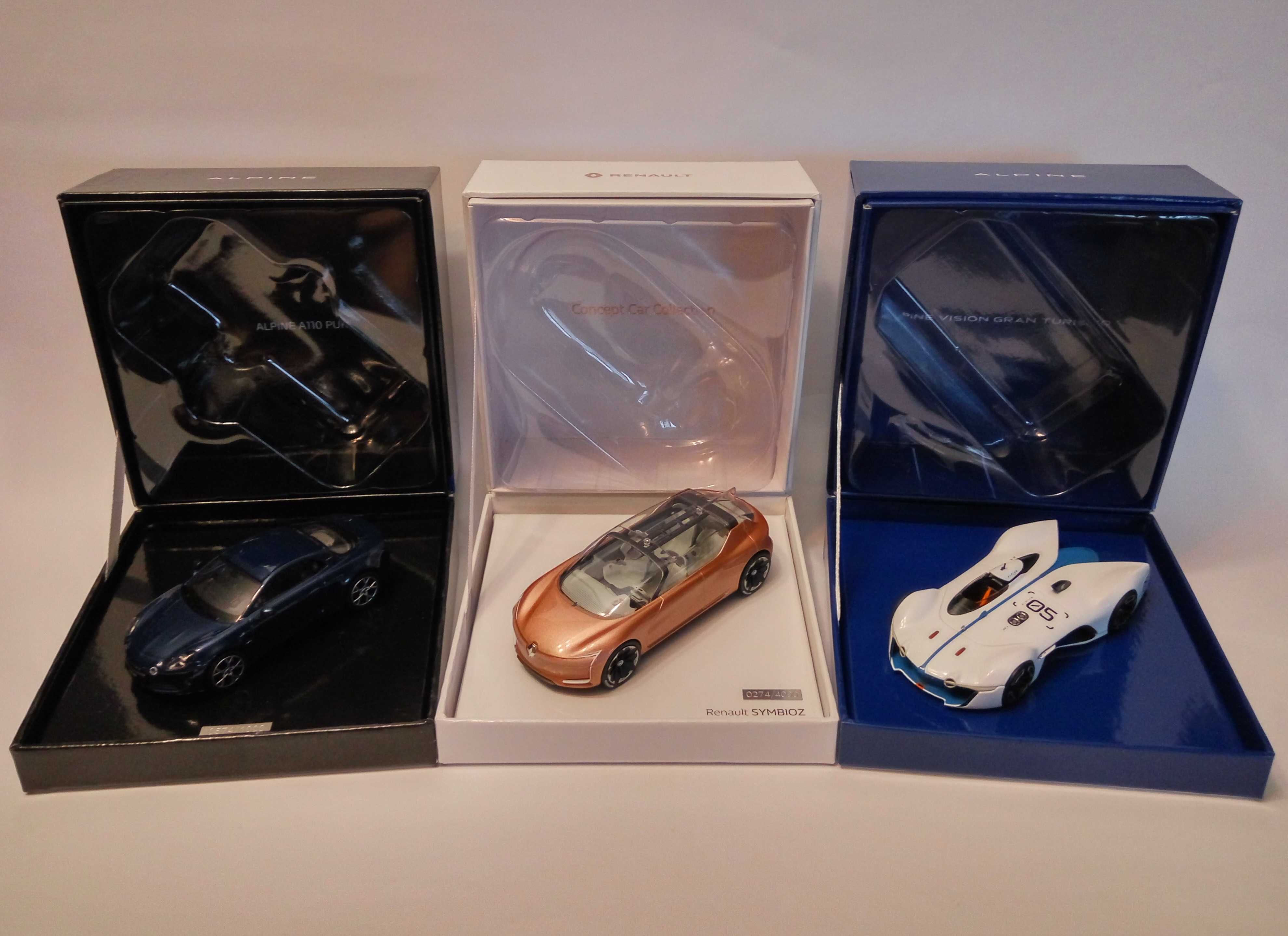 Renault Symbioz Concept, Alpine Renault A110, Alpine Vision GT, 1:43