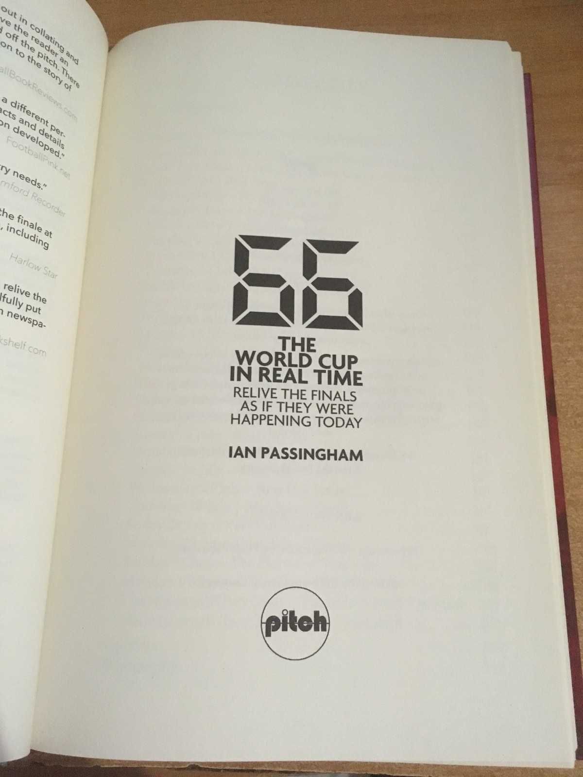 Книга футбол "66: Чемпіонат світу в режимі реального часу", Англія