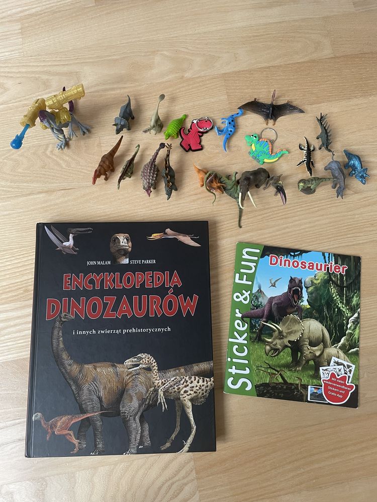 Figurki dinozaurow i encyklopedia dinozaurow