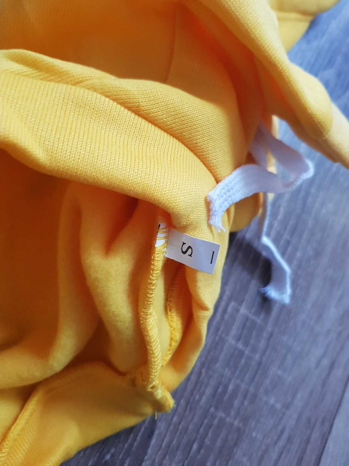 Żółta bluza z kapturem dla psa Myszka Minnie Disney S ubranko