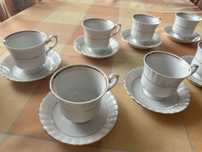Porcelana chodzież złota linia Iwona