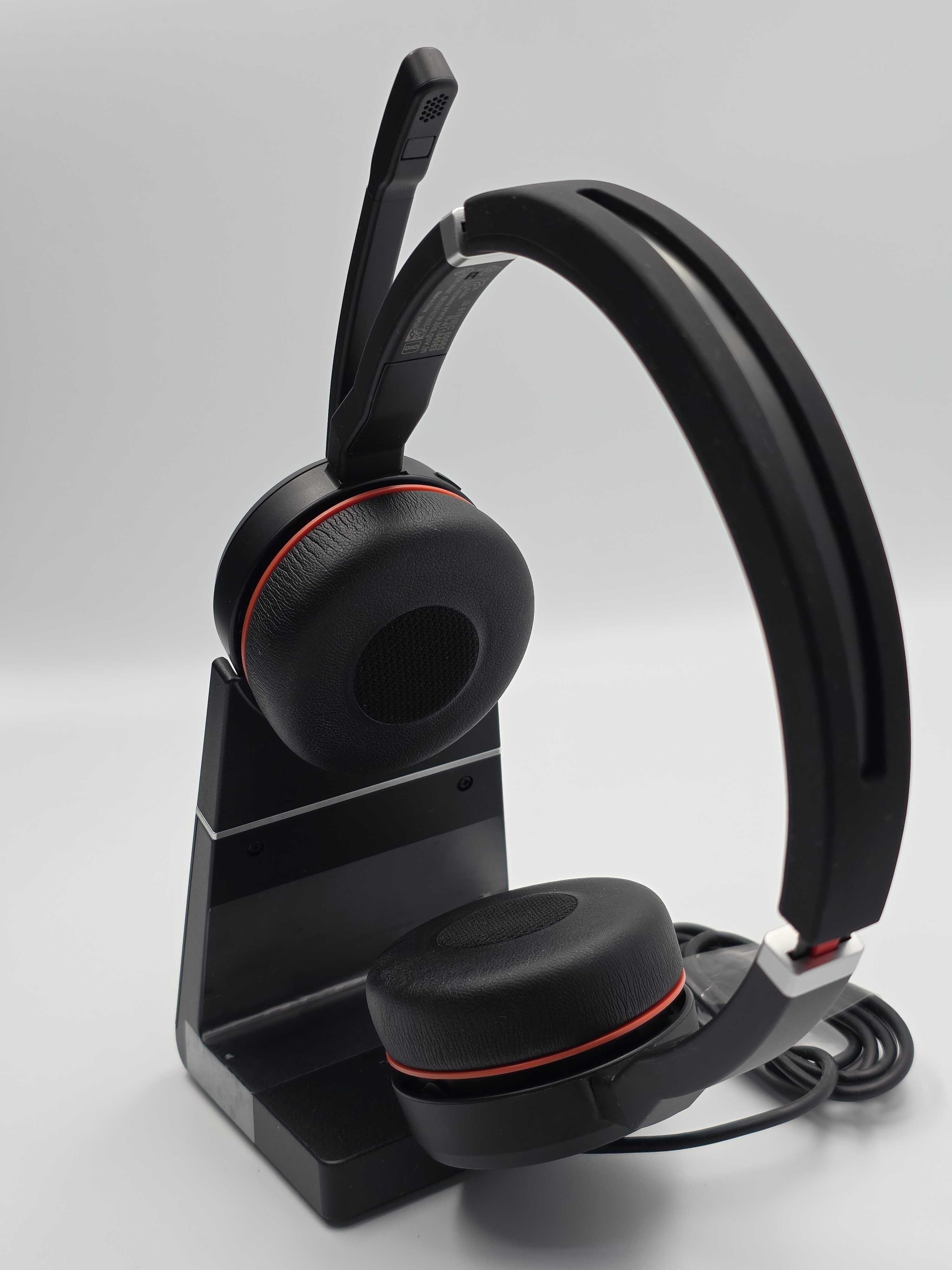 Słuchawki Jabra Evolve 75 SE + stacja ładująca + adapter - WYSYŁKA