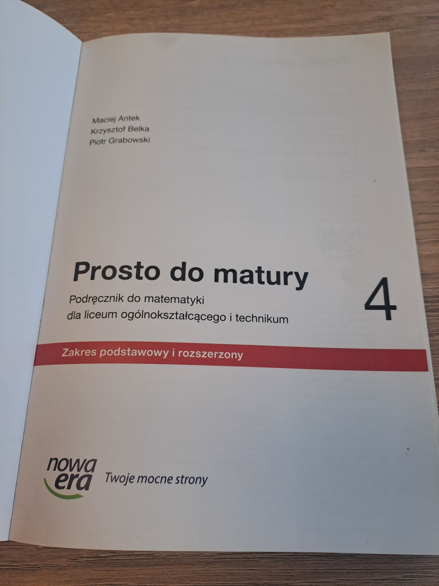Prosto do matury 4, matematyka