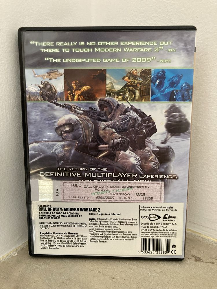 Call of Duty Modern Warfare 2 PC Game (complete)