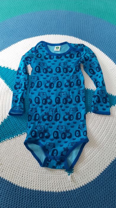 Merino wełna body traktor Bruder, r.98,Smafolk, Joha, Janus, Reima, Mo