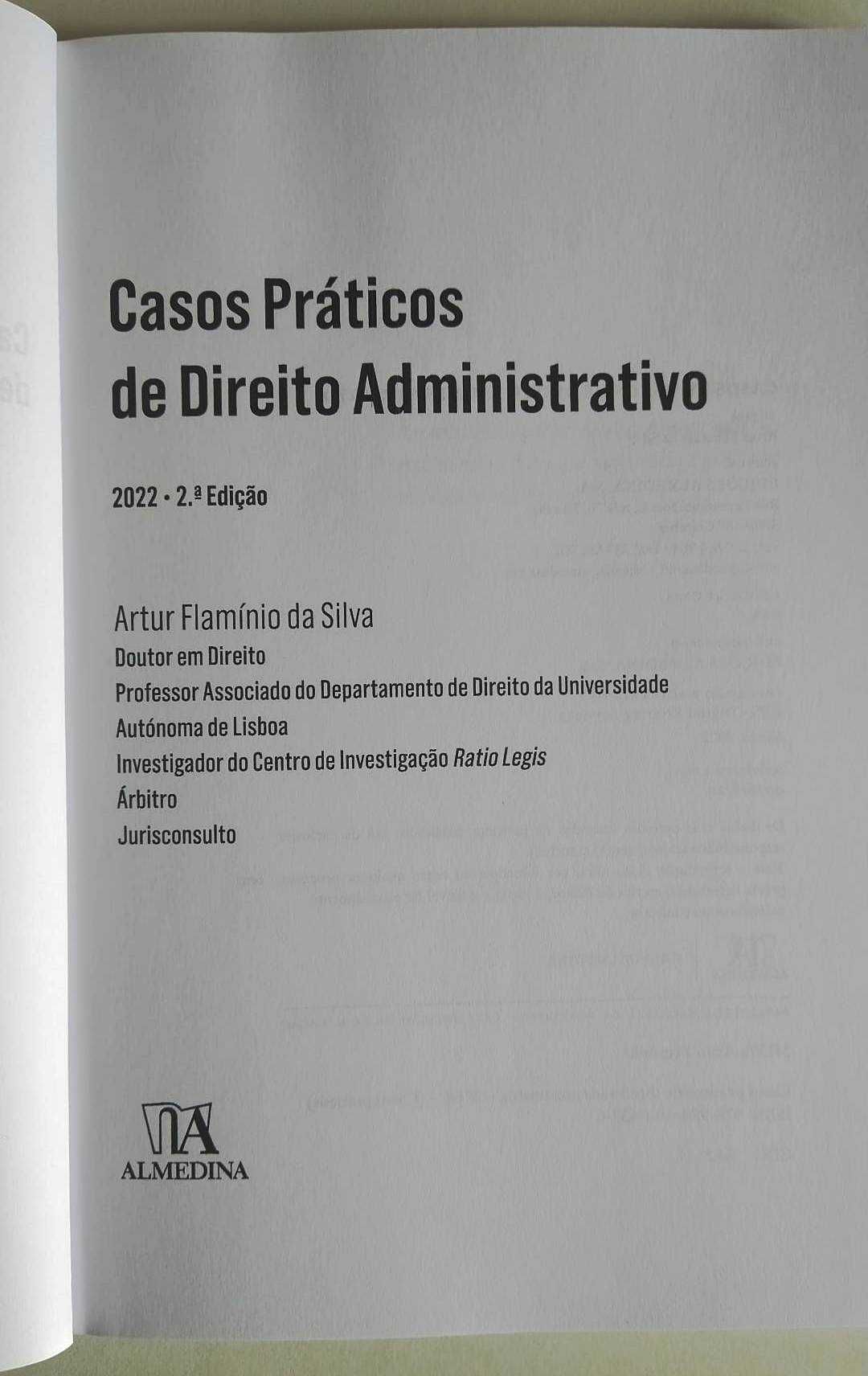Casos Práticos - Direito Administrativo, Artur Flamínio da Silva