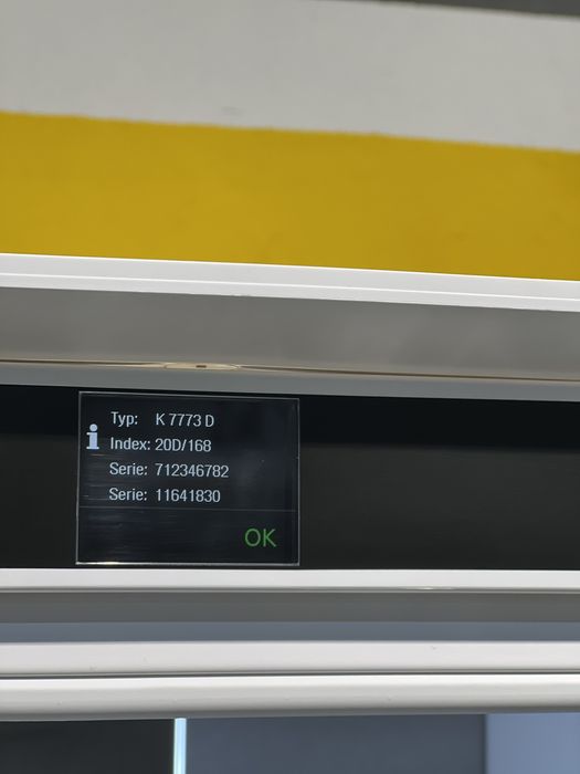 Вбудований холодильник K 7773 D. WI-FI/ Полиці що освітлюються/ TOP 24