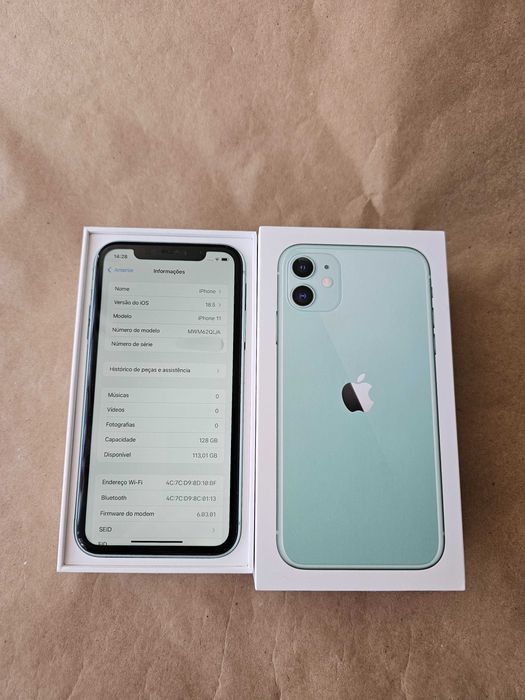 Iphone 11 128Gb.  77% Bateria.  Muito bom Tudo de origem.