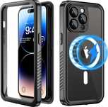 Alog etui wodoodporne iPhone 14 Pro Max Magsafe pyłoszczelne czarne